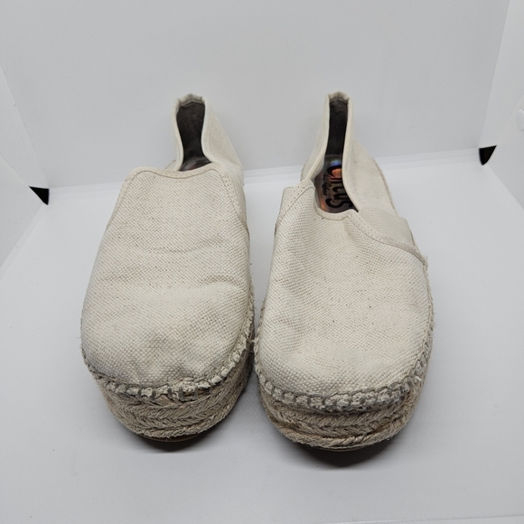 Circus by Sam Edelman Christina Platform Espadrilles beige size 9M - Picture 2 of 8